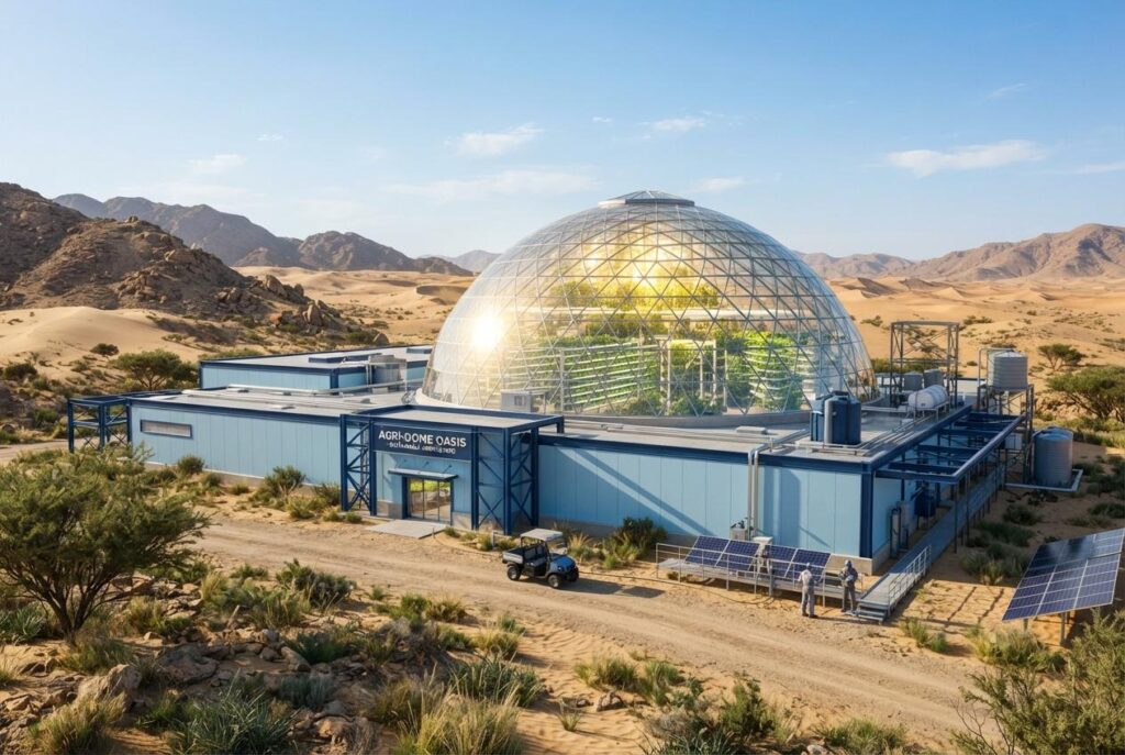 Dubai's Bustanica farm demonstrates the future of sustainable urban agriculture in arid climates