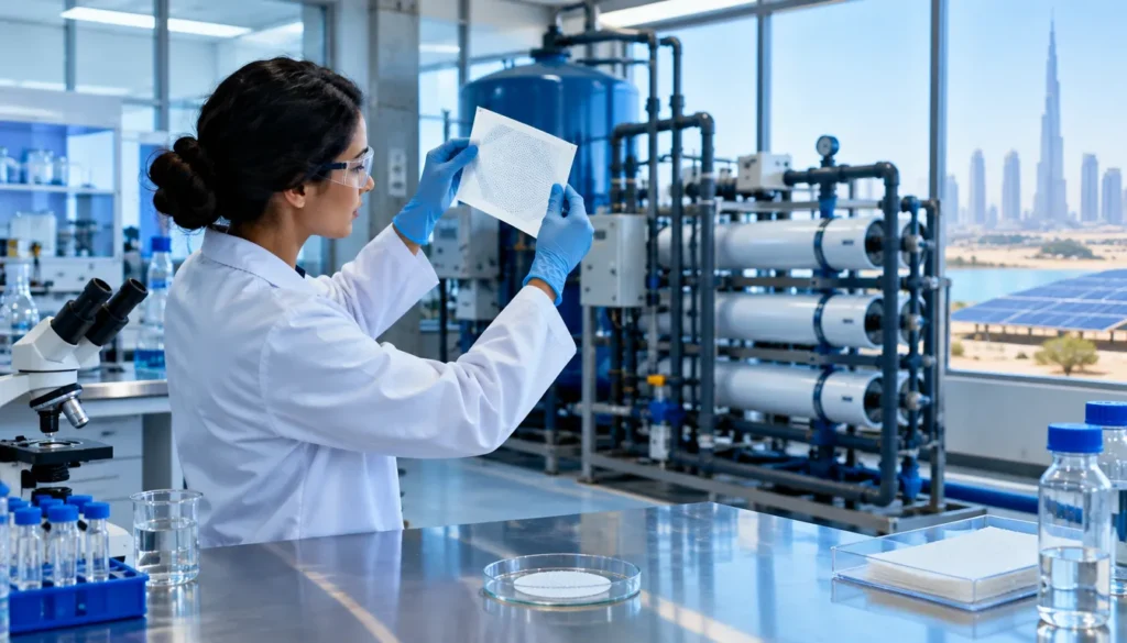 Emirati researcher develops PFAS water filtration membranes at NYUAD Emirati researcher develops PFAS water filtration membranes at NYUAD